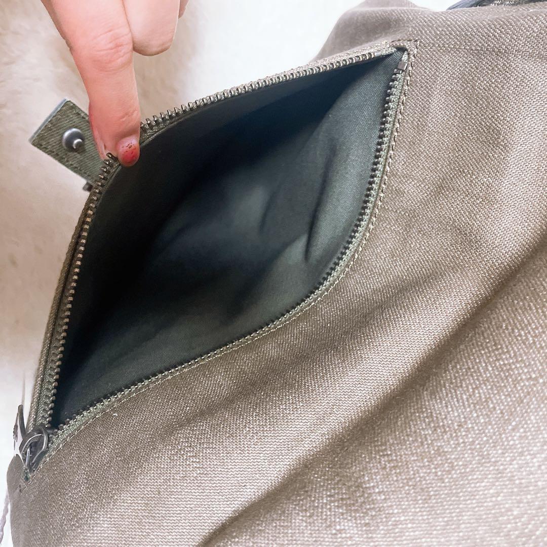 Vivienne Westwood デニム素材 本革 ショルダーバッグ A4