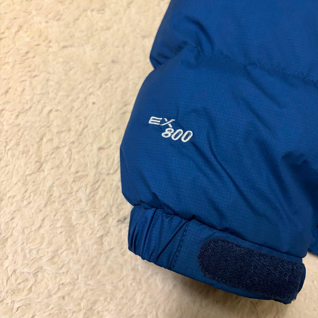 希少サイズ M-R mont-bell パーマフロストライトダウンパーカ 青