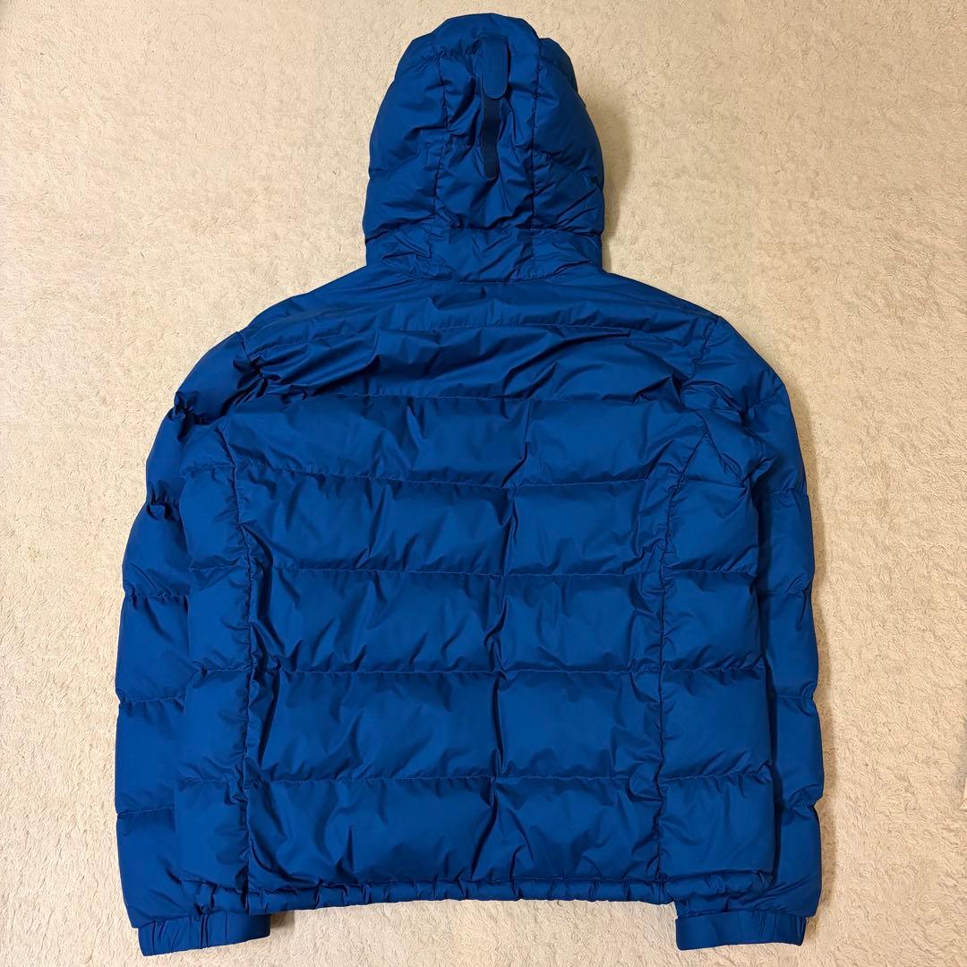 希少サイズ M-R mont-bell パーマフロストライトダウンパーカ 青