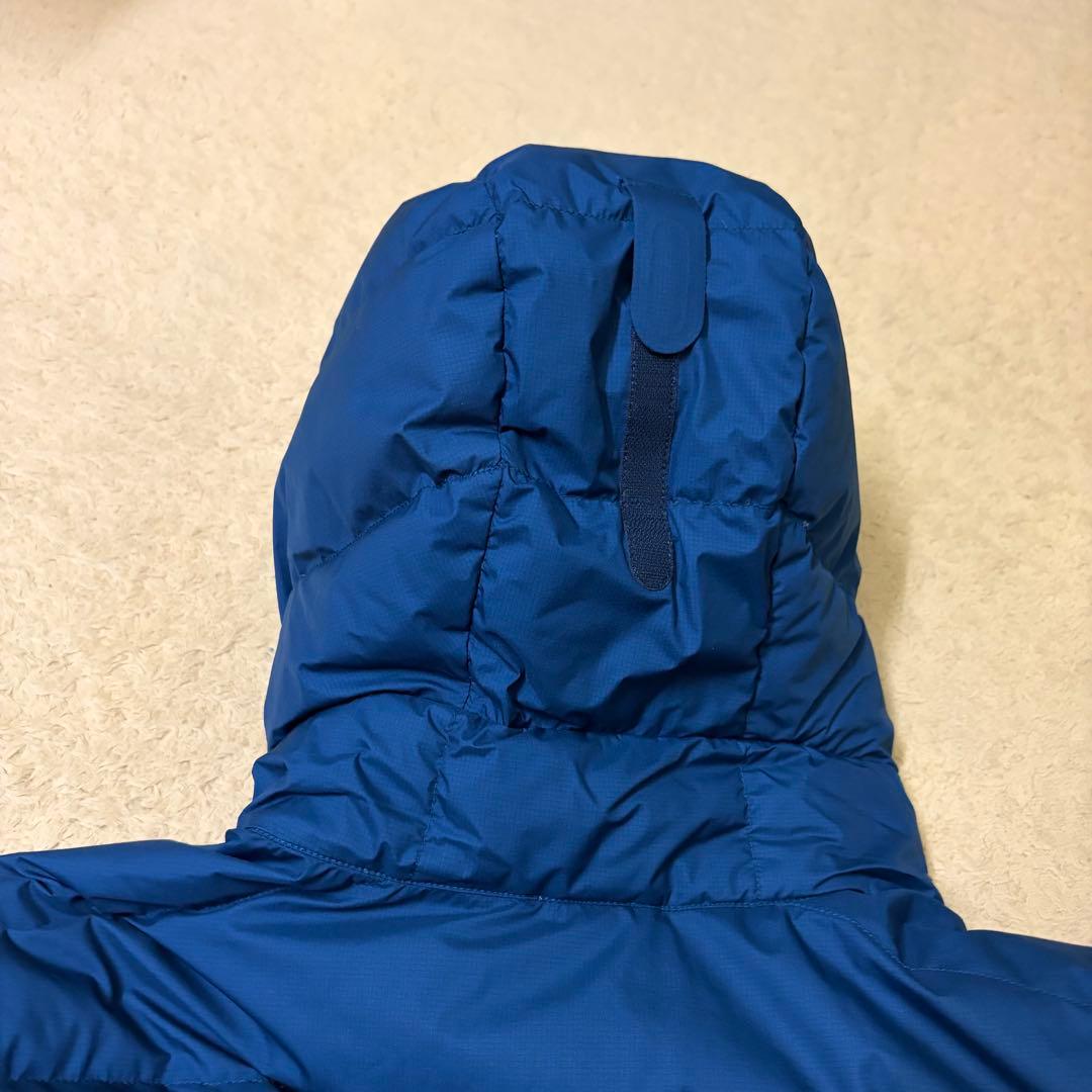 希少サイズ M-R mont-bell パーマフロストライトダウンパーカ 青