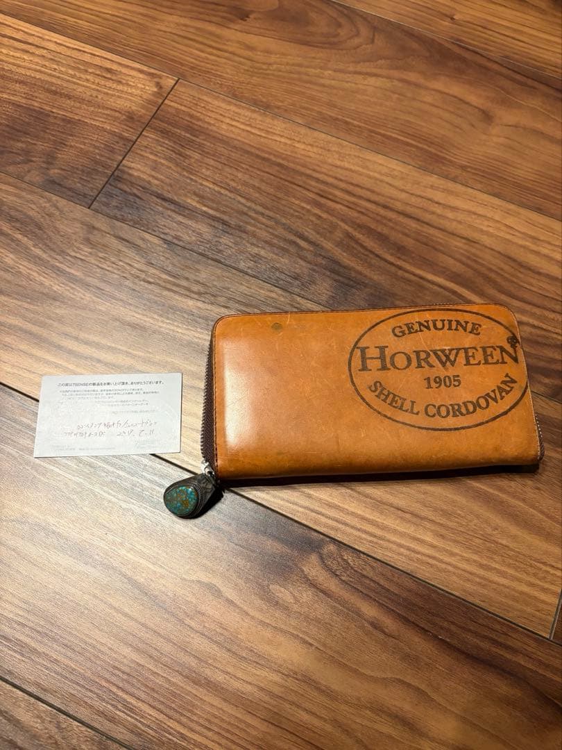 7sense 長財布　ホーウィン　バックスタンプ