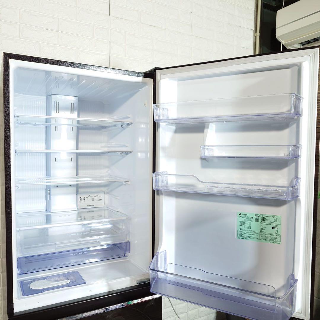 MITSUBISHI 冷蔵庫 MR-CX37C-BR 365L 家電 A083