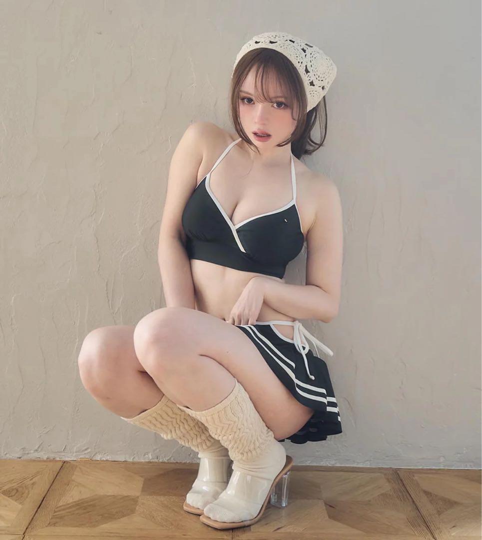 andmary Coco pleats swimwear ♡