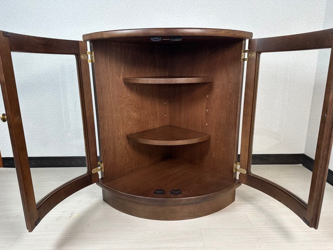 カリモク コーナーボード コーナーキャビネット 飾り棚 リビング収納 i4※