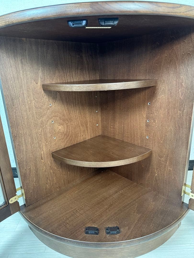 カリモク コーナーボード コーナーキャビネット 飾り棚 リビング収納 i4※