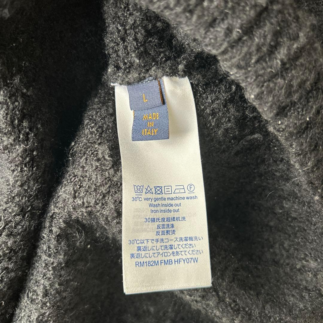 LOUIS VUITTON ルイヴィトン LV インターシャ クルーネック L