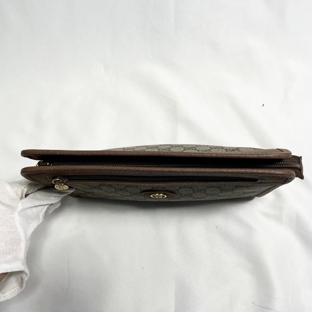 グッチ オールドグッチ クラッチバッグ セカンドバッグ スプリーム 金具 大容量