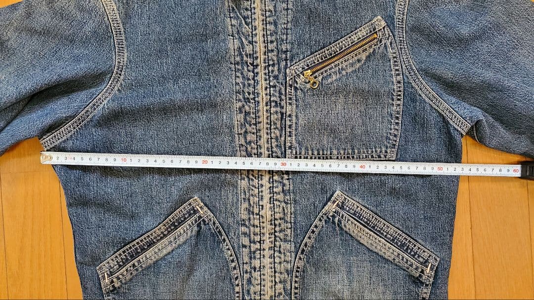 ボ*帳様 旧DENIME オリゾンディ期 91-LB型 デニムブルゾン Mサイズ