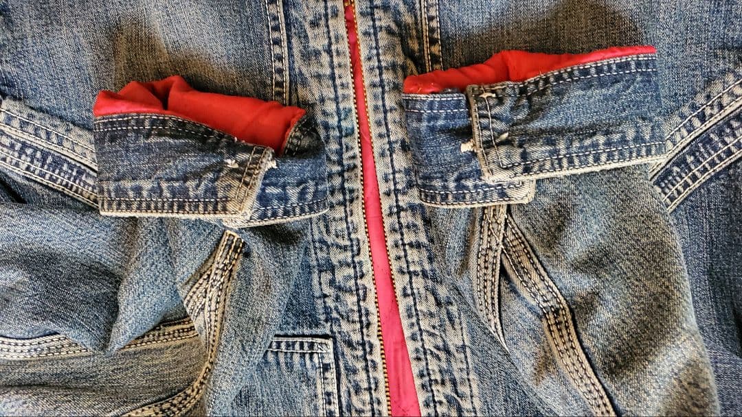 ボ*帳様 旧DENIME オリゾンディ期 91-LB型 デニムブルゾン Mサイズ