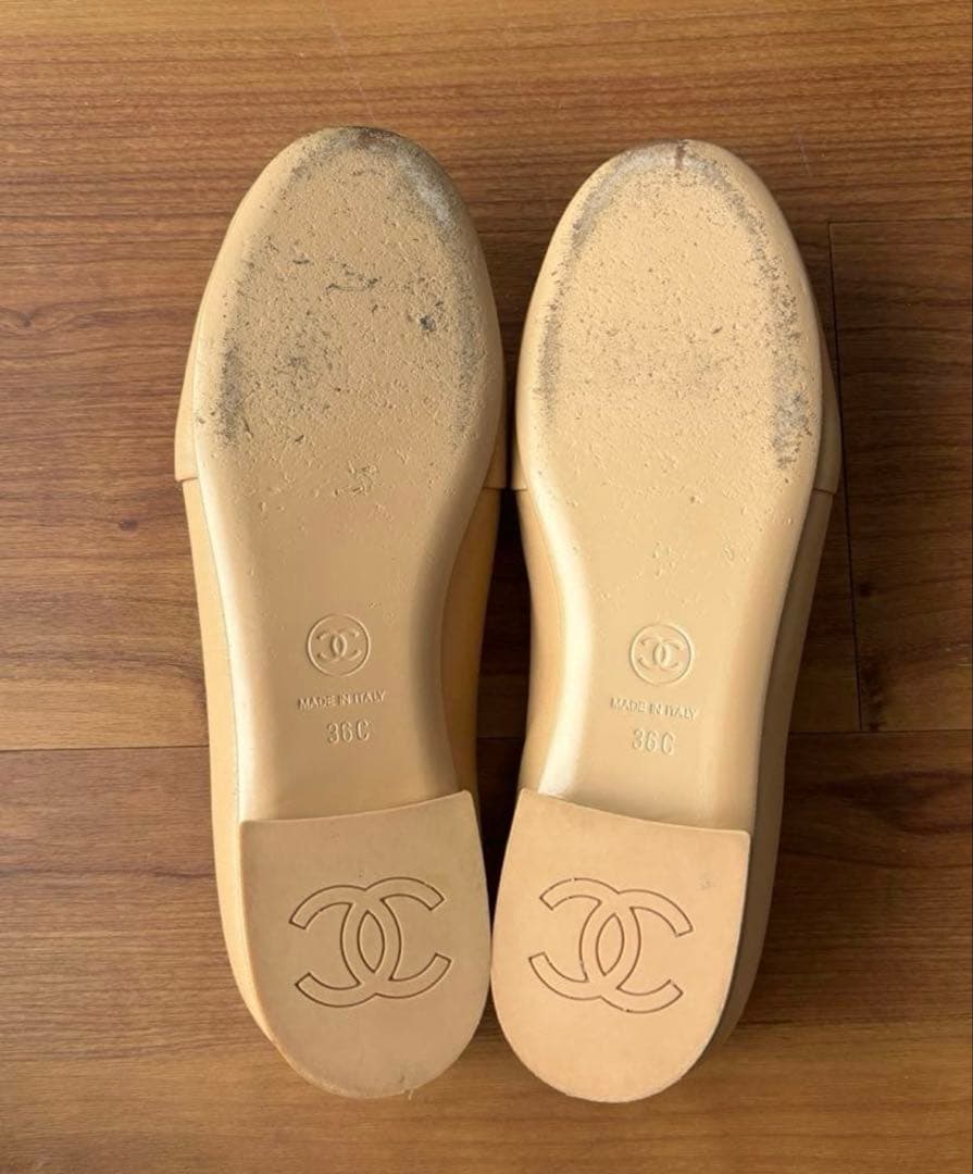CHANEL ローファー サイズ36 ピンクとベージュ　2足セット