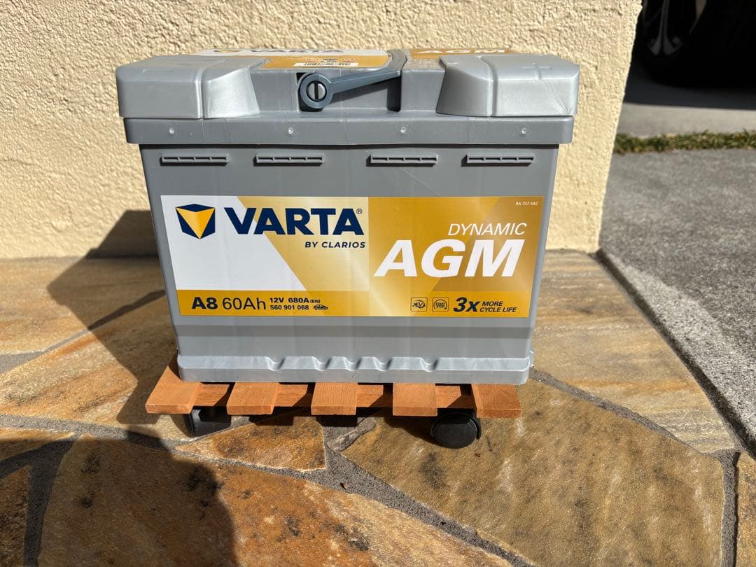 【lee】ドイツ製バルタバッテリー A8 シルバーダイナミックAGM