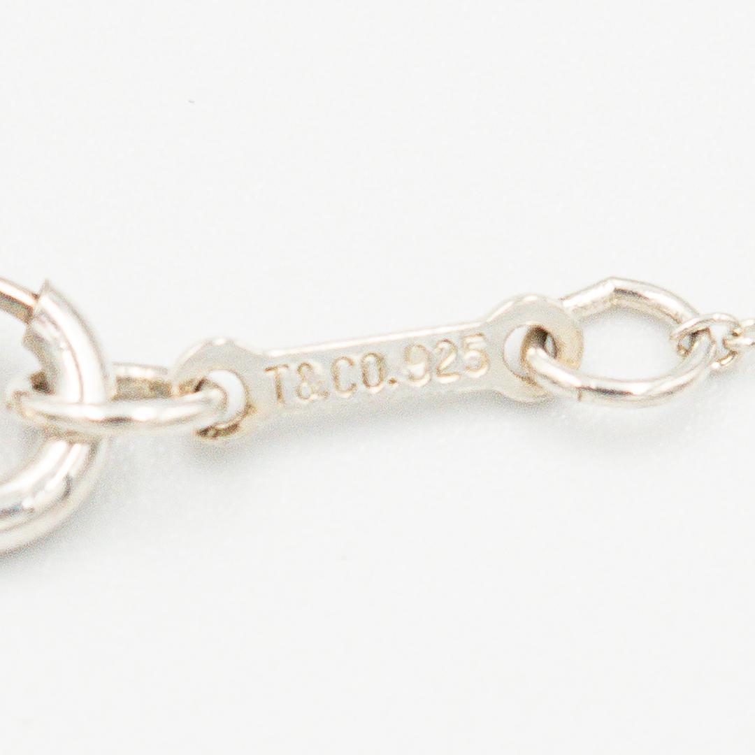 ティファニー ダブルループ ネックレス シルバー 40.5cm ポーチ付き