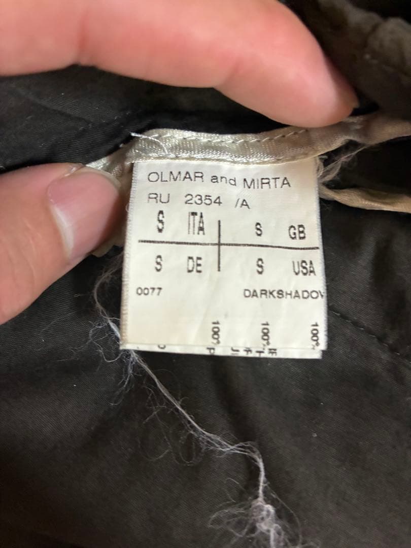 rick owens OLMAR and MIRTAサルエルパンツ