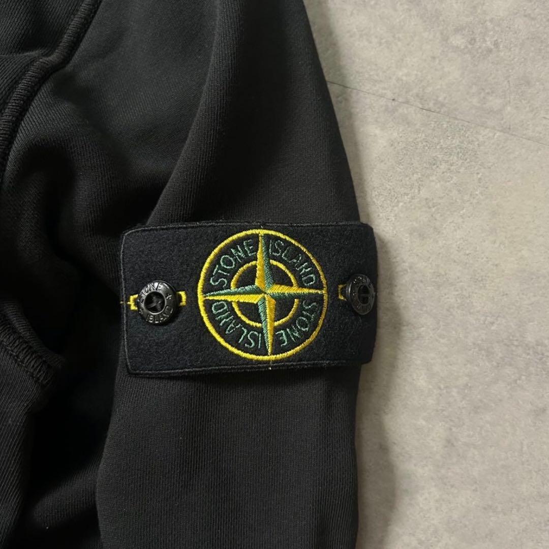 【即完L❗️】stone  スウェットトレーナー　ブラックL 裏起毛❗️