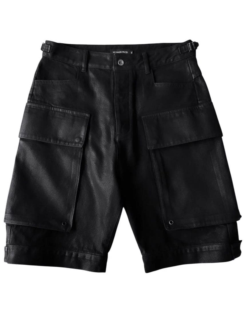 パンツ NO MASS PROD. 010GLM BAGGY DENIM SHORTS