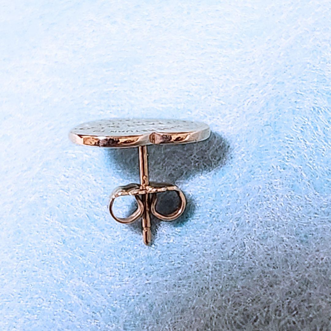Tiffany & Co. ハート型 片耳用 スタッド ピアス 925 シルバー
