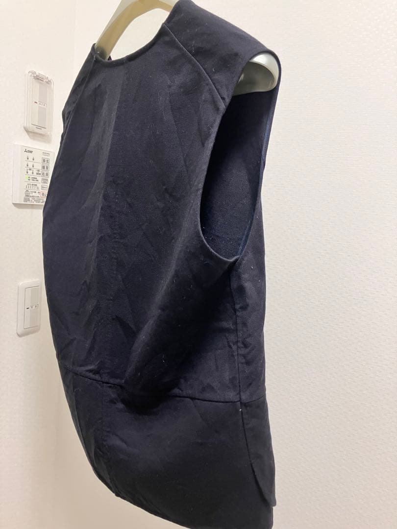 2023 Drawerドゥロワー FALL1 ウールオックスケヌキ ベスト　ジレ