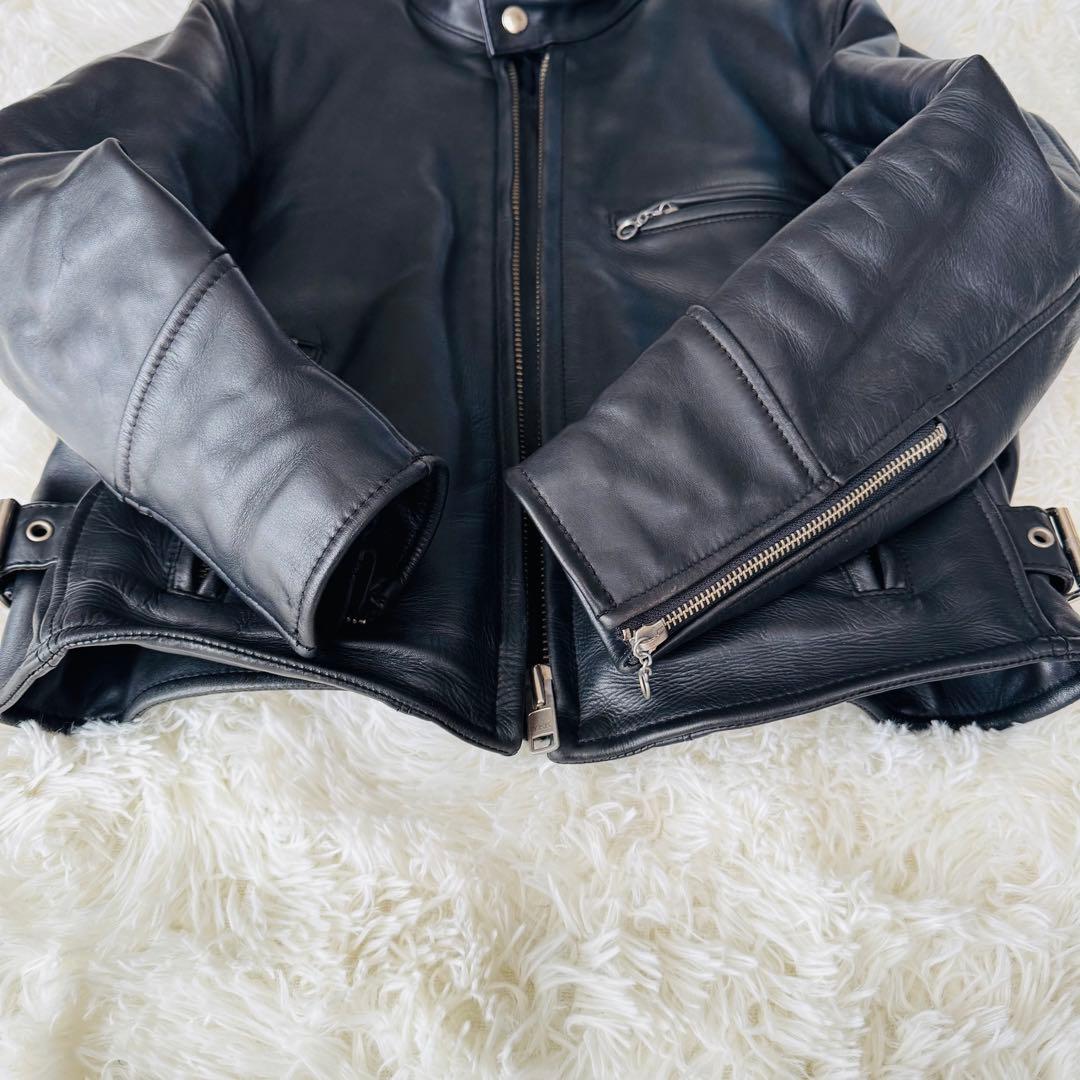 カドヤ　シングルライダース　レザージャケット　牛革