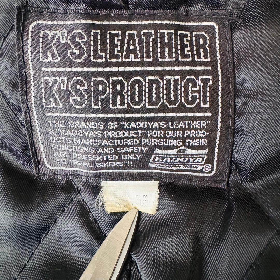 カドヤ　シングルライダース　レザージャケット　牛革