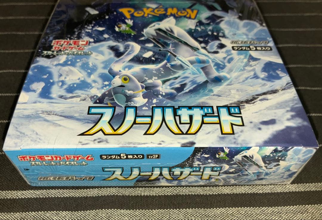 ポケモンカード 絶版 シュリンク付き BOX クレイバースト スノーハザード G