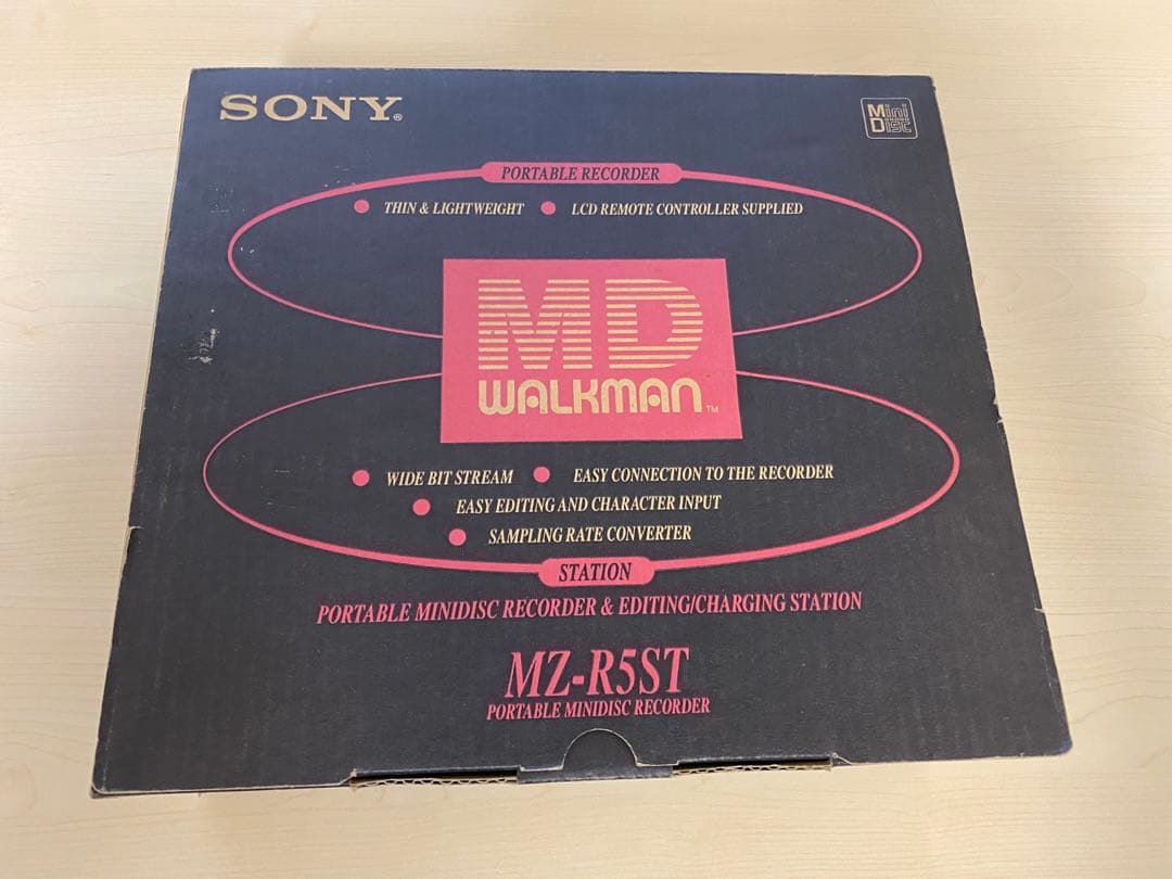 ★美品★　SONY　ポータブルMDレコーダー　MZ-R5ST MDステーション
