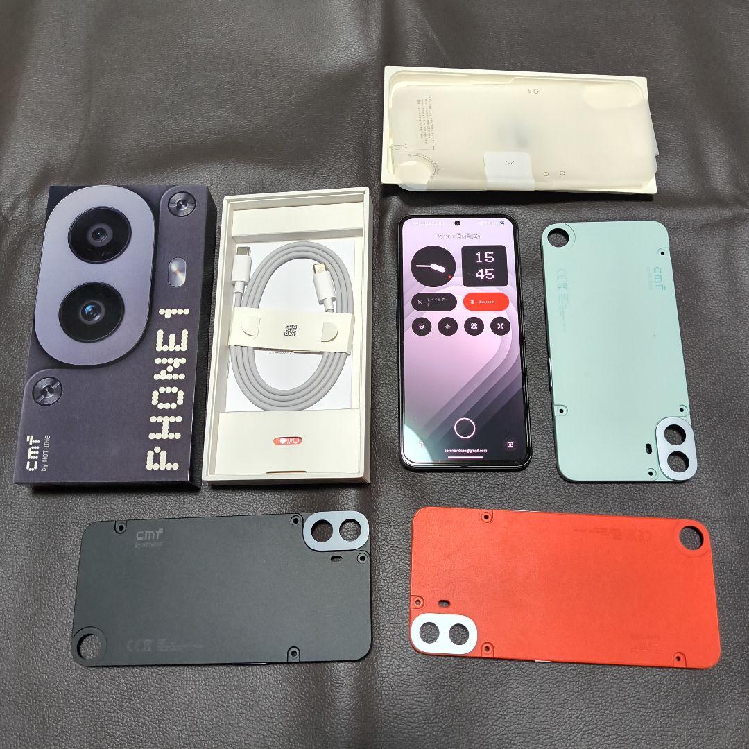 CMF Phone1 交換プレート&ケース付き SIMフリー