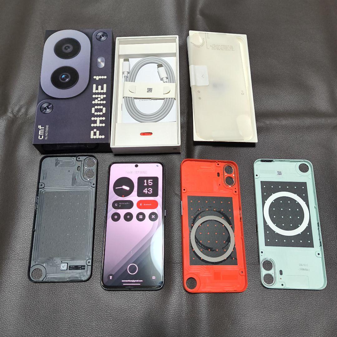 CMF Phone1 交換プレート&ケース付き SIMフリー