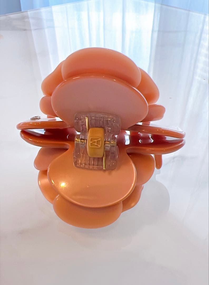 極美品 アレクサンドルドゥパリ カメリア ピンク ヘアクリップ