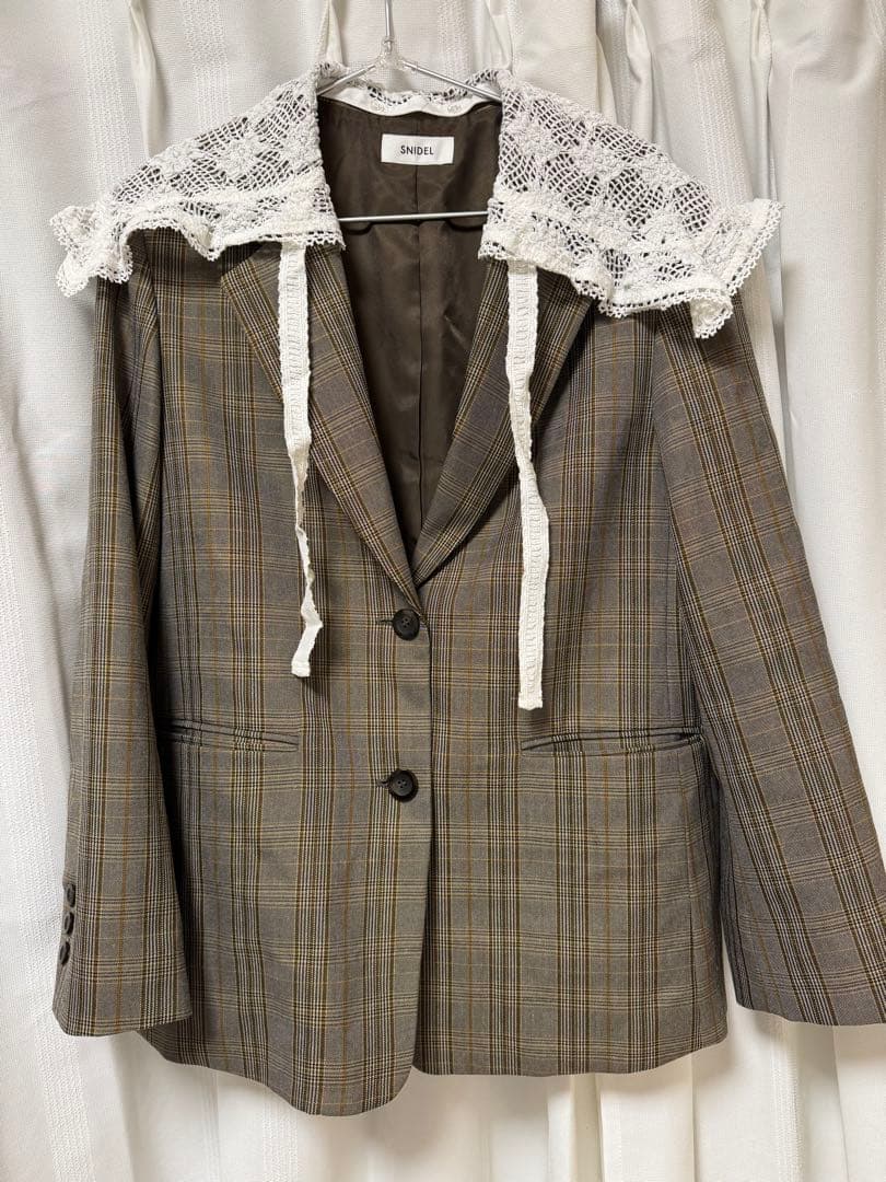 snidel レースカラーテーラードジャケット