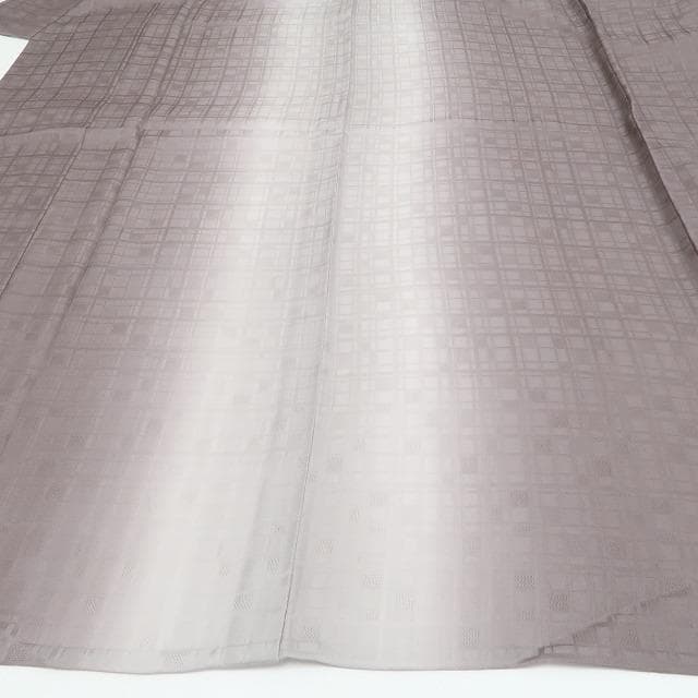 新品 夏単衣 縦暈し“創作着物でお洒落度100%！”仕付け糸付 付下げ 6645