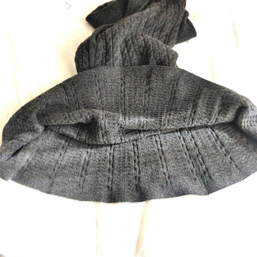 本日のみ！　未使用　ANAYI ウール カシミヤ混 ケーブル編み ニット フレア