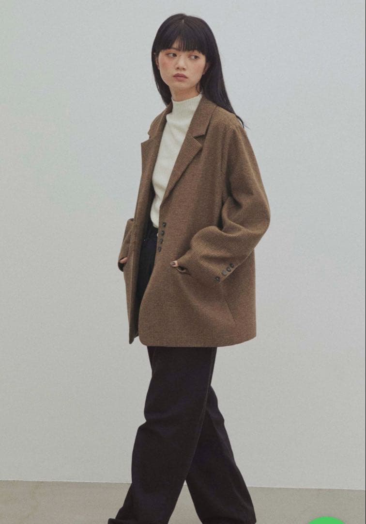 ジャケット・アウター dium. check tailored jacket