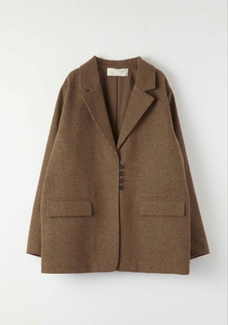 ジャケット・アウター dium. check tailored jacket