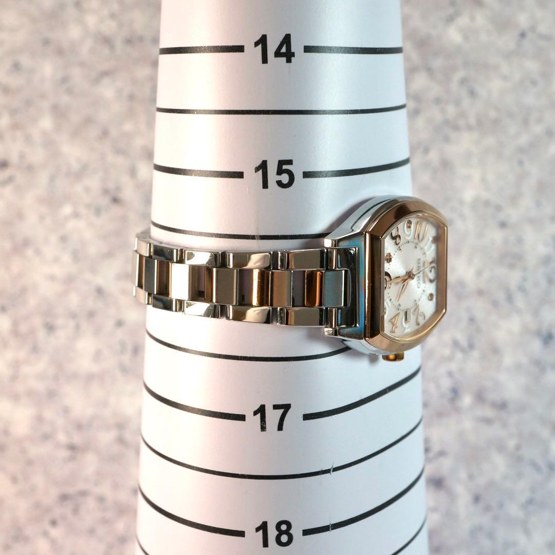 SEIKO ルキア ピンク ゴールド ソーラー トノー 1B22-0BB0