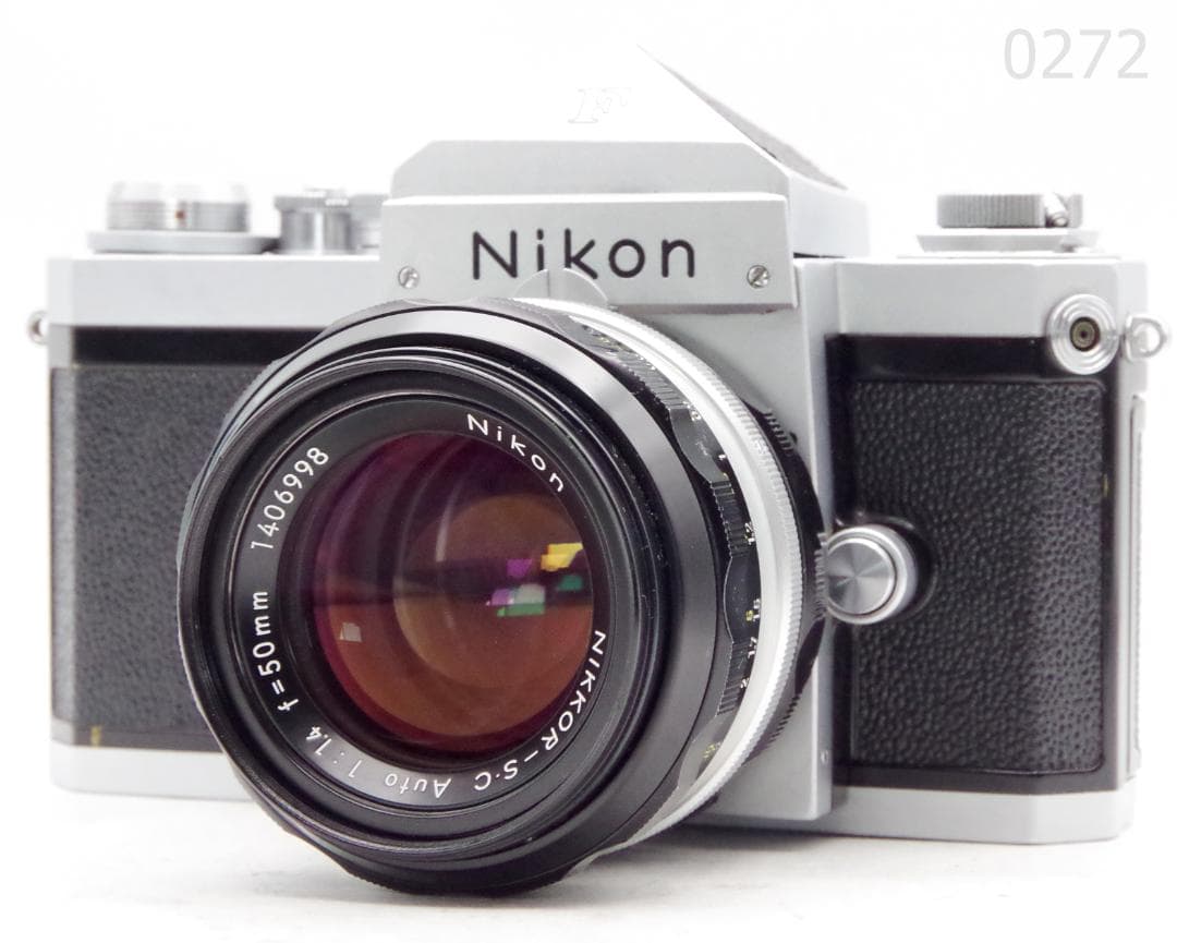 ニコンFアイレベル前期希少な富士山マーク NIKKOR-S 50mm F1.4
