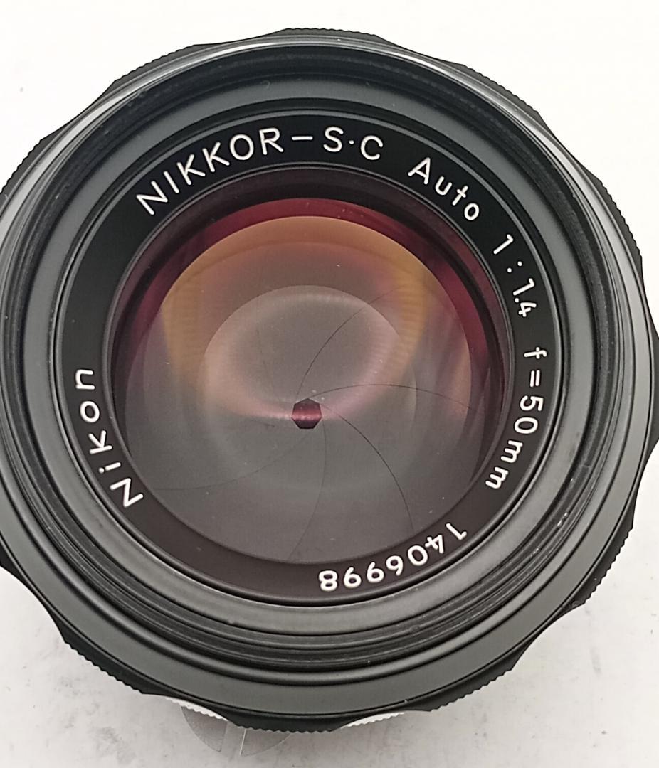 ニコンFアイレベル前期希少な富士山マーク NIKKOR-S 50mm F1.4