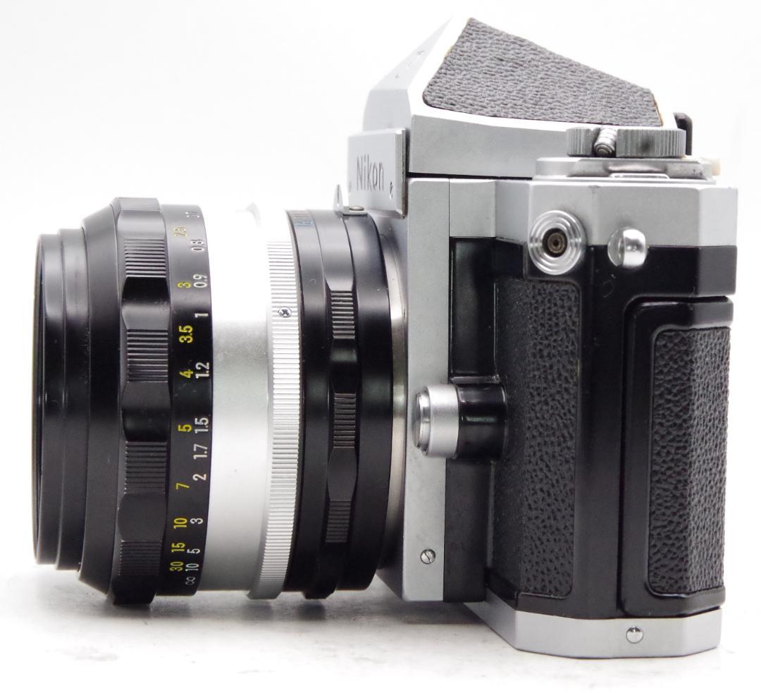 ニコンFアイレベル前期希少な富士山マーク NIKKOR-S 50mm F1.4