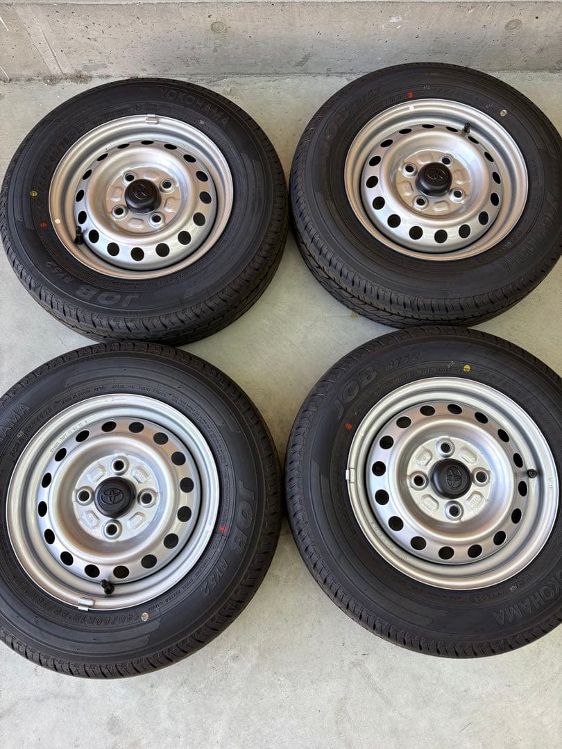 YOKOHAMA 145/80R12 タイヤホイール4本セット