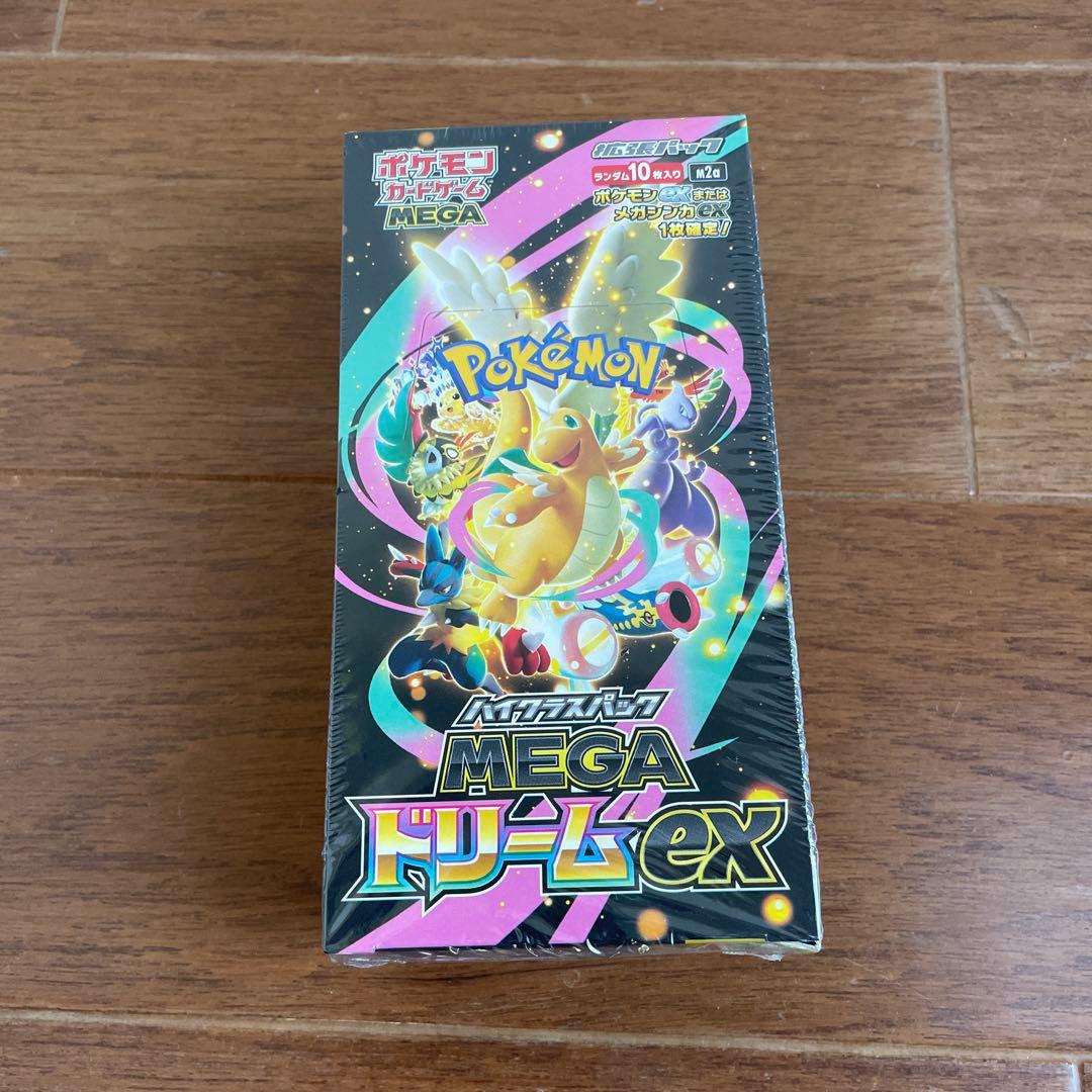 ポケモンカードゲーム MEGAドリームEX ボックス　シュリンク有り