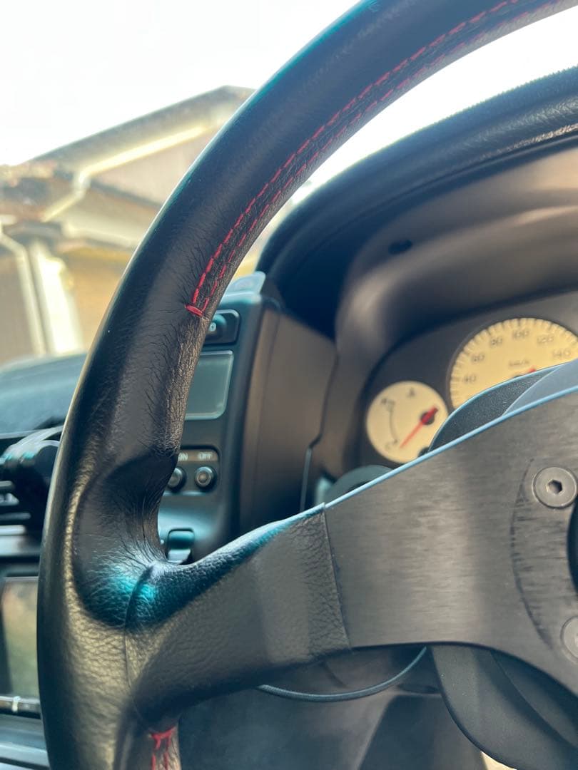 momo corse モモ コルセ 程度良好 モモステ３５パイ 本革ステアリング