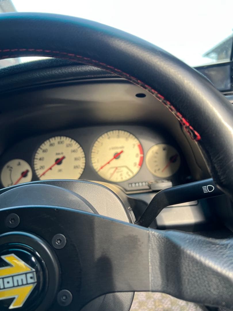 momo corse モモ コルセ 程度良好 モモステ３５パイ 本革ステアリング