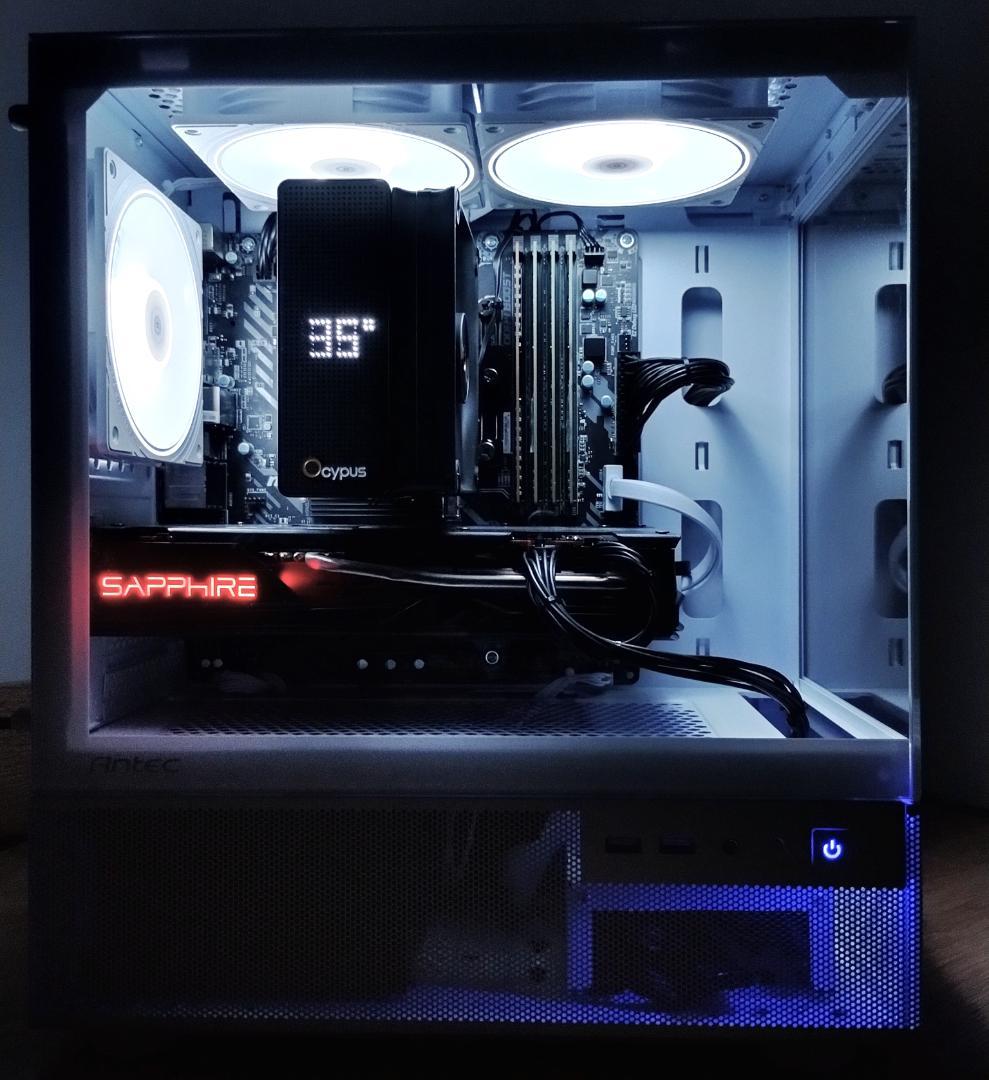 ゲーミングPC/Core i7 8700/RX5700/メモリ32G/新品SSD