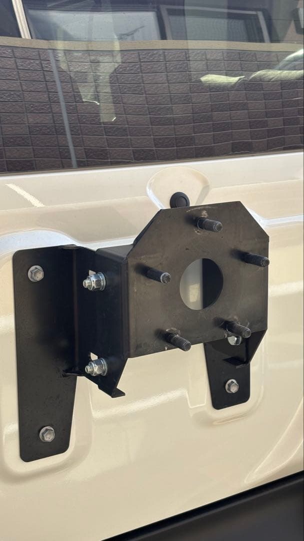 K-PRODUCTSジムニー エクステリアスペアタイヤ移動ブラケットストレート