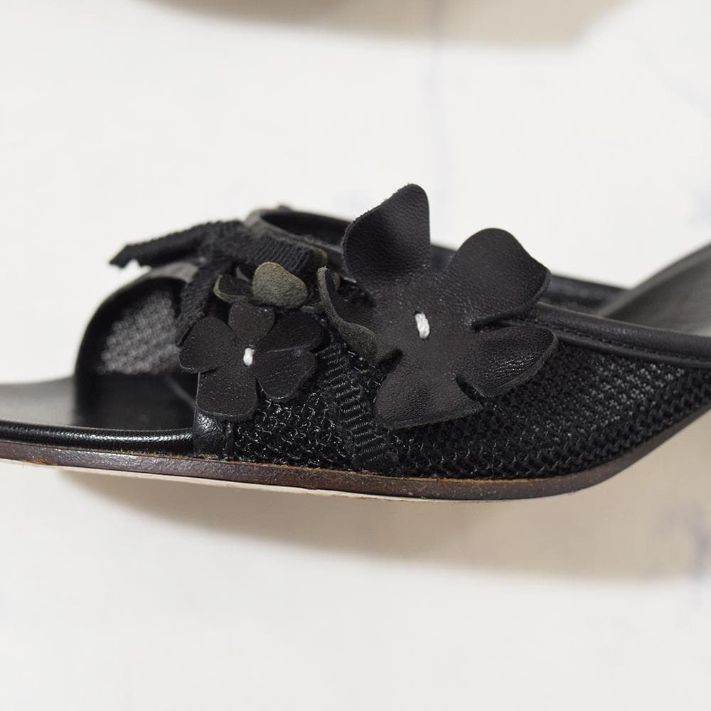 00s archive miu miu vintage ミュール サンダル 黒