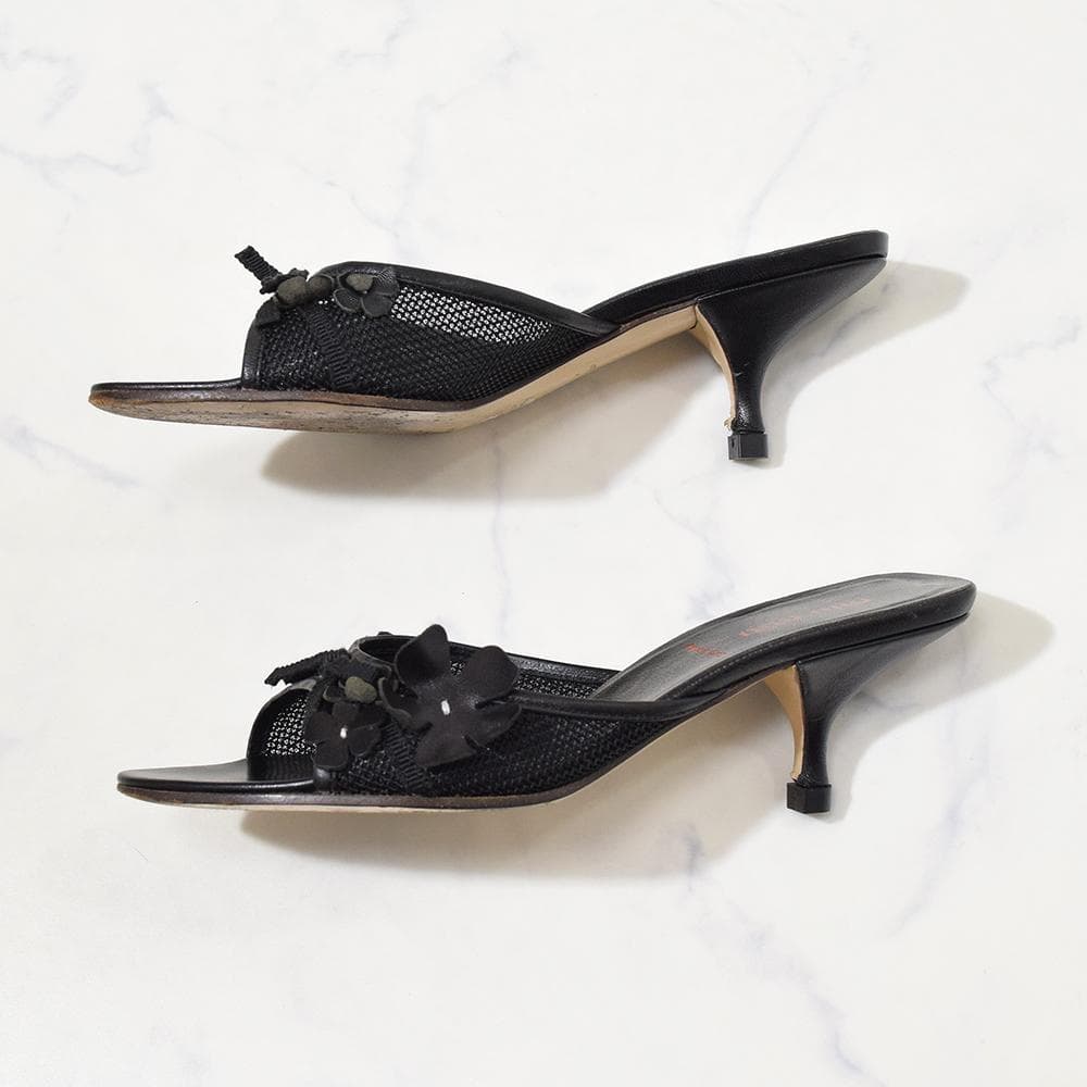 00s archive miu miu vintage ミュール サンダル 黒