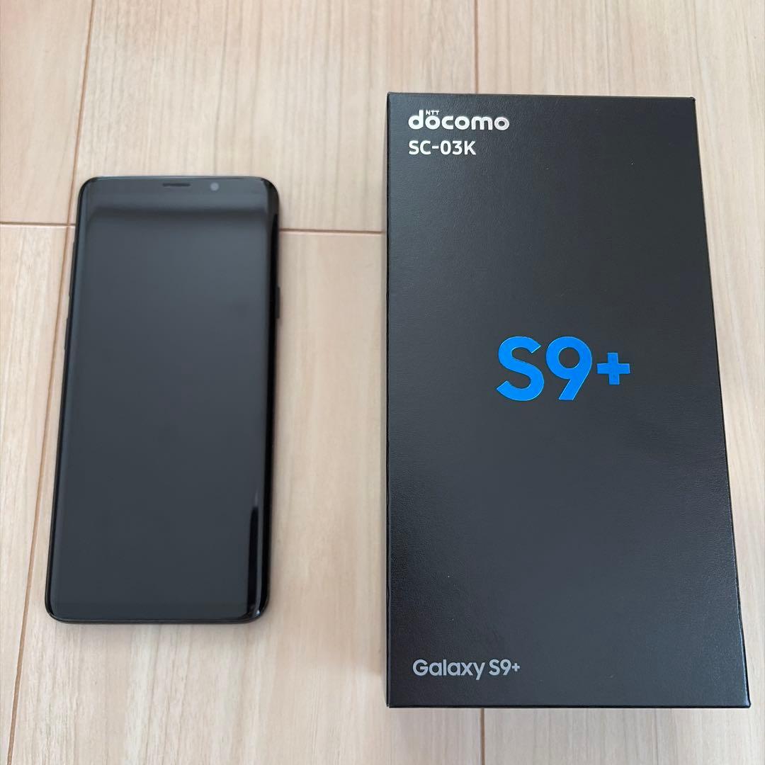 docomo Galaxy S9+ ブラック SIMロック解除済み 訳あり