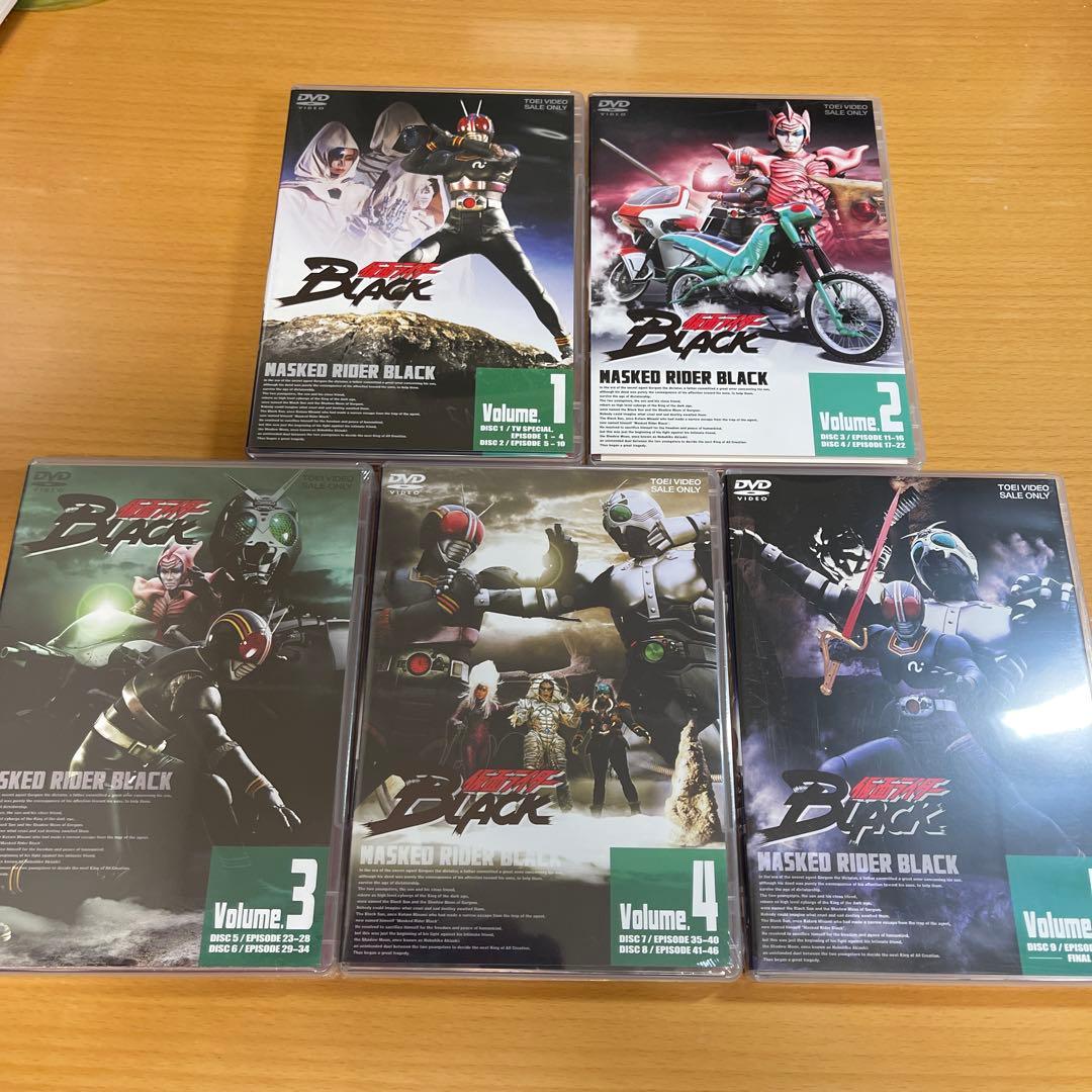 DVD 仮面ライダーBLACK VOL.1〜5