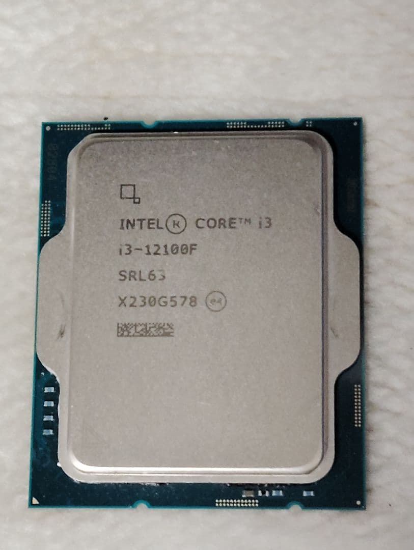 intel core i3-12100f 動作確認済