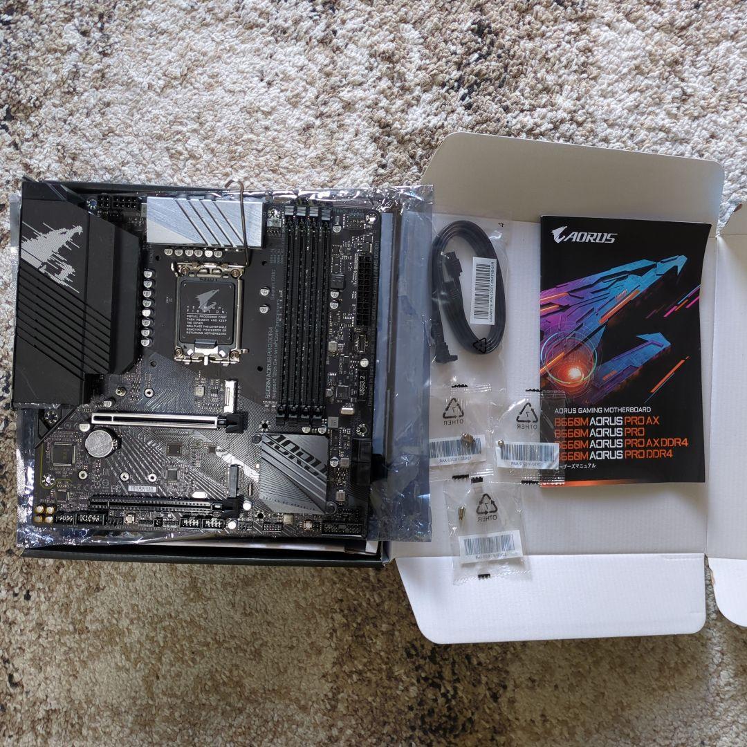 B660M AORUS PRO DDR4 MicroATX / 第14世代対応