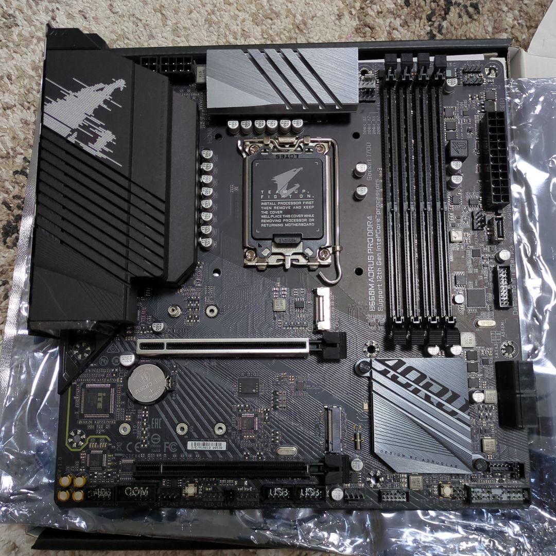 B660M AORUS PRO DDR4 MicroATX / 第14世代対応